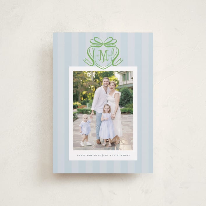 "Southern Charm" - Holiday Cards in Frost by Pink House Press - Front