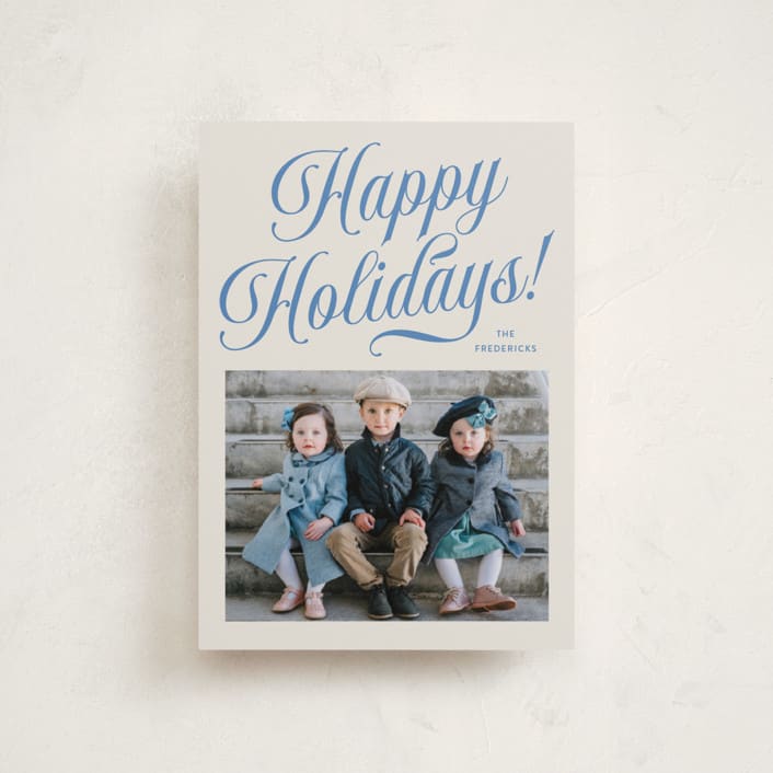 "Durham" - Holiday Cards in Sky by Jackie Crawford - Front