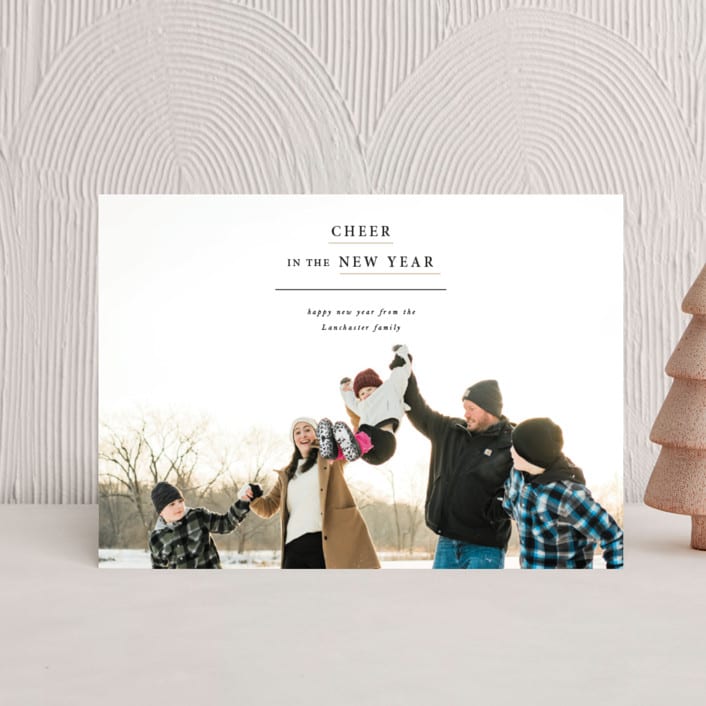 "Modern Religious" - Holiday Cards in Gilded by Kanika Mathur - Front
