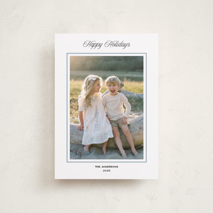 "Heath" - Holiday Cards in Sky by Annie Shapiro - Front