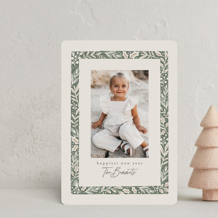 "foraged frame" - Holiday Cards in Pine by Karidy Walker - Front