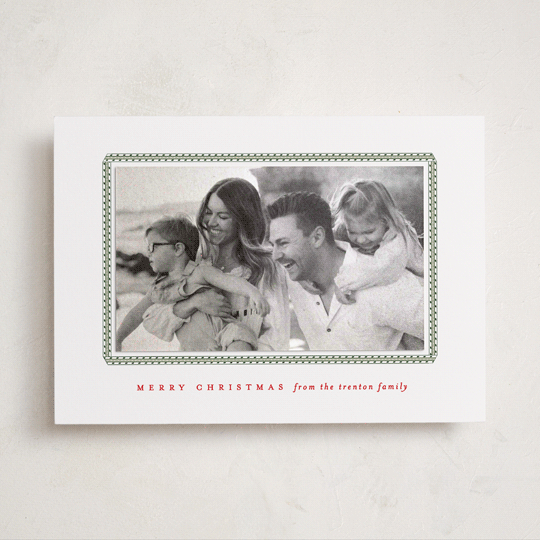 "Bedford" - Holiday Photo Mount Cards in Snow by Amy Kross - Front