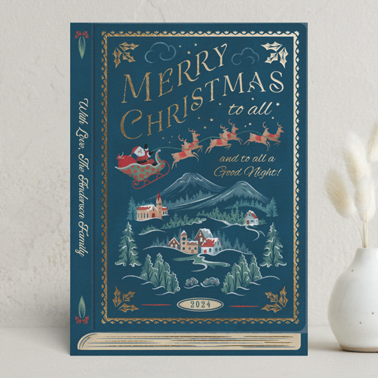 "The Night Before Christmas" - Holiday Cards in Night by Paper Sun Studio - Front