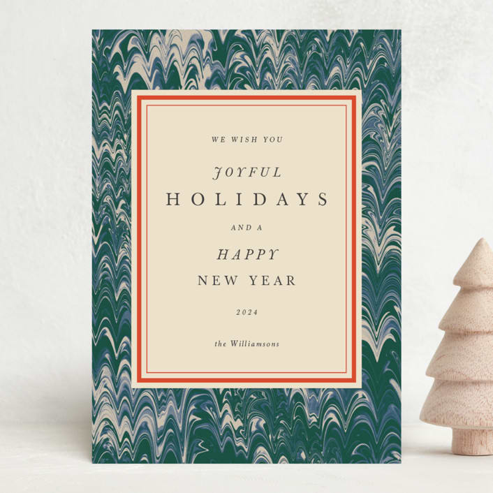 "Book" - Holiday Cards in Seaside by Claire - Front