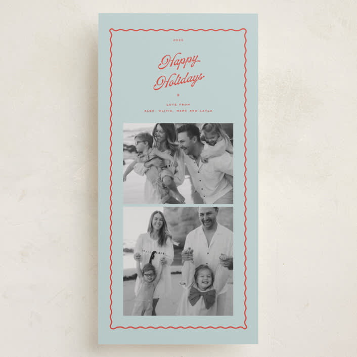 "Pavlova" - Tall Holiday Cards in Sky by Blustery August - Front