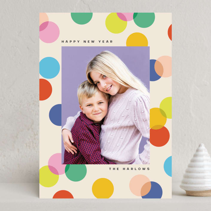"giant confetti" - Holiday Cards in Bold by Ellen Schlegelmilch - Front