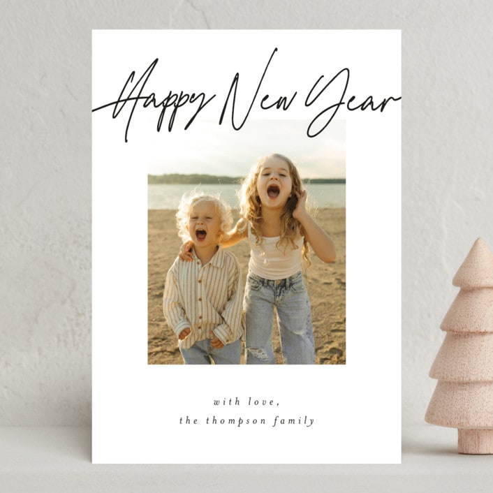 "Cheerfilled" - Holiday Cards in Noir by AK Graphics - Front