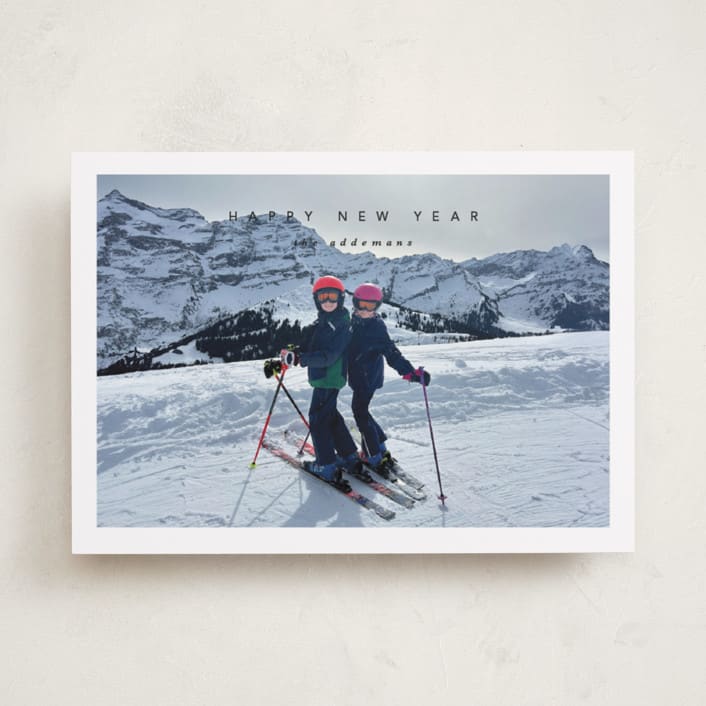 "Timeless Charm" - Holiday Cards in Ink by Lucrecia Caporale - Front
