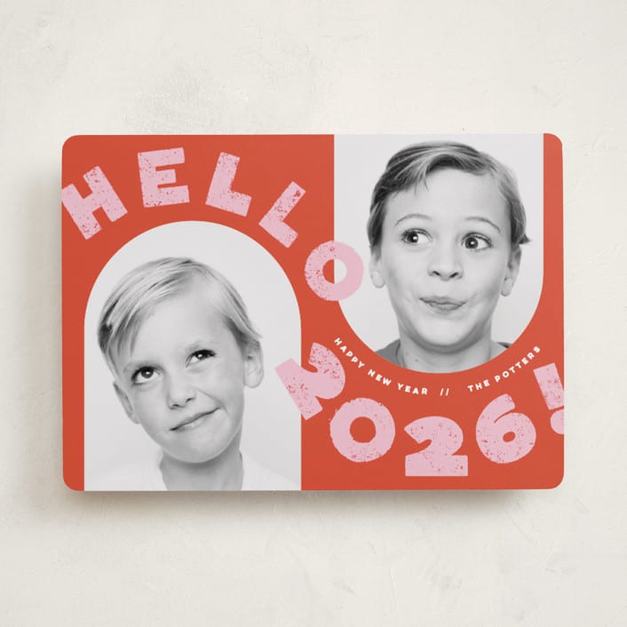 "Big Wave" - Holiday Cards in Tickle by silverscreen studio - Front