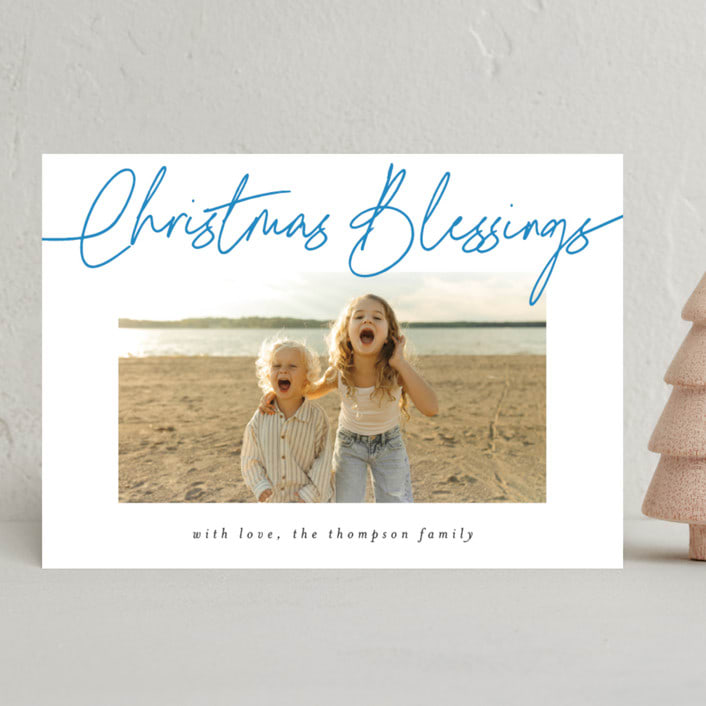 "Cheerfilled" - Holiday Cards in Sky by AK Graphics - Front