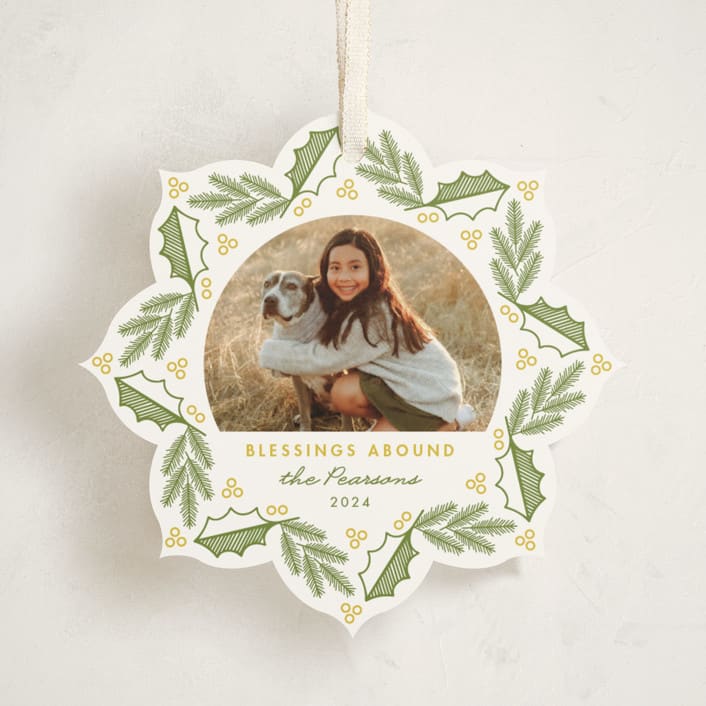 "Festive Flair" - Holiday Ornament Cards in Elf Shoes by Claudia Orengo - Front