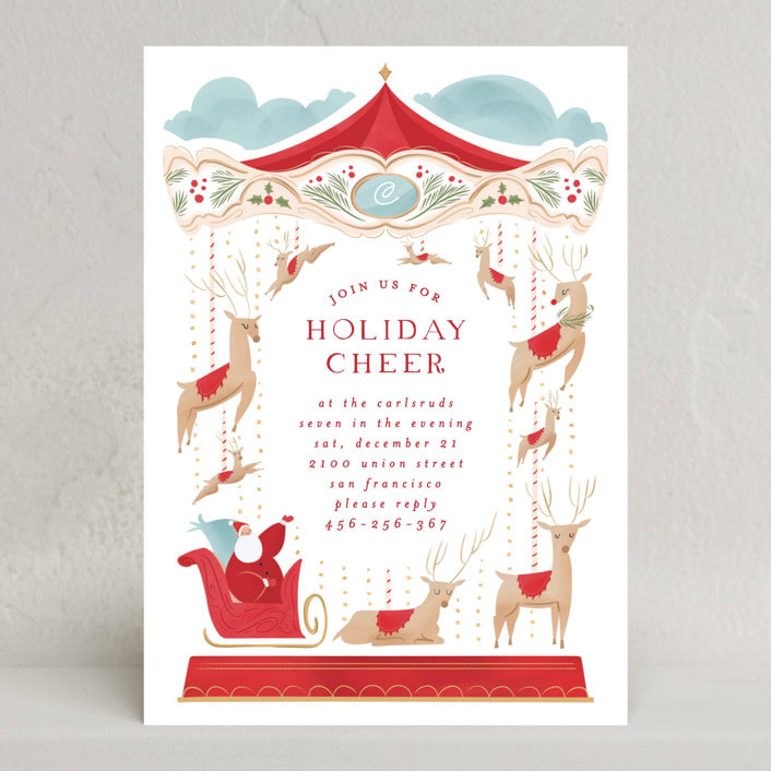 santa carousel by Grae