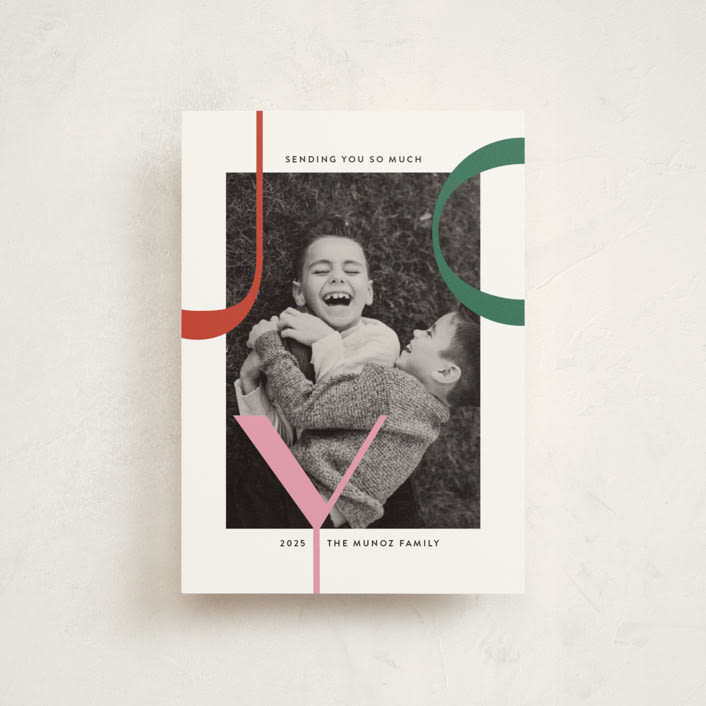 "Big joy" - Holiday Cards in Holly by Annie Holmquist - Front
