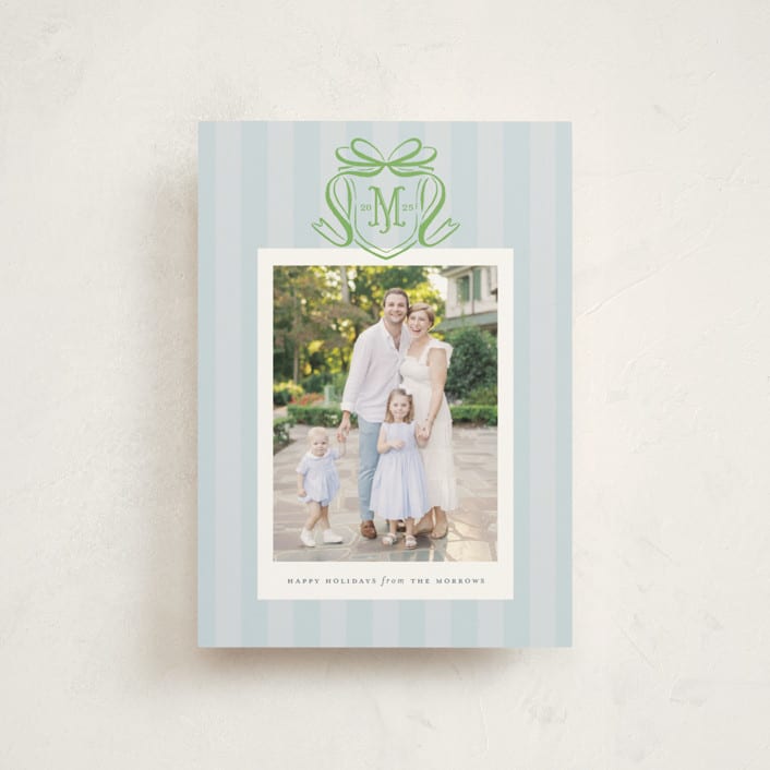 "Southern Charm" - Holiday Cards in Frost by Pink House Press - Front