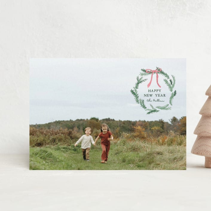 "Storybook" - Holiday Cards in Spruce by Julia Hall - Front