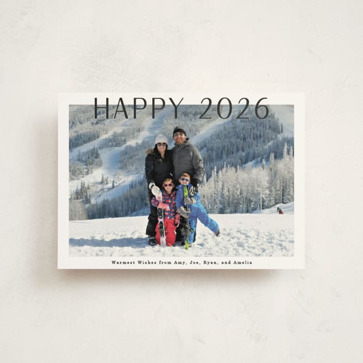 "Big Top" - Holiday Cards in Snow by Ani Somi - Front
