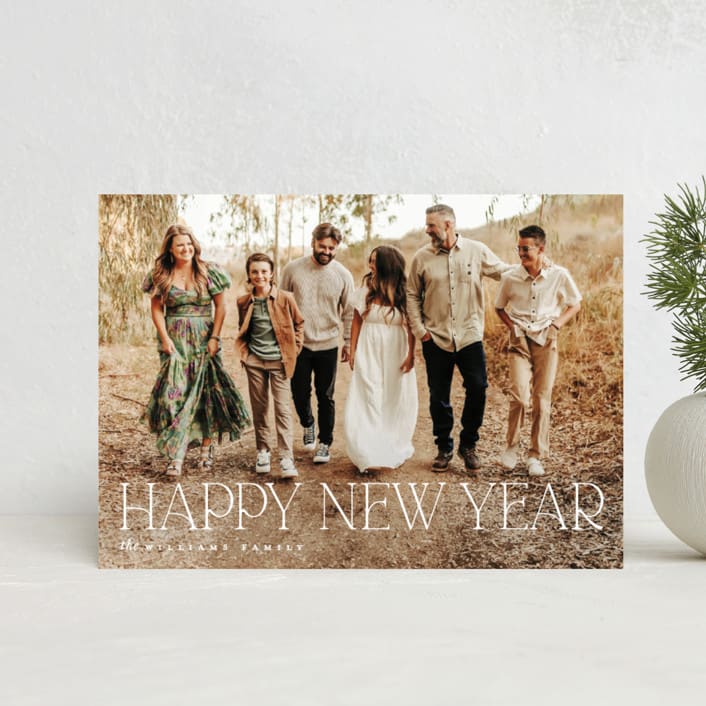 "Aspen" - Holiday Cards in Snow by Robert and Stella - Front