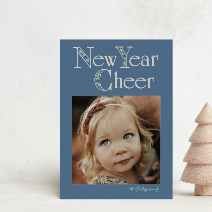 "Nostalgia" - Holiday Cards in Frost by Baumbirdy - Front
