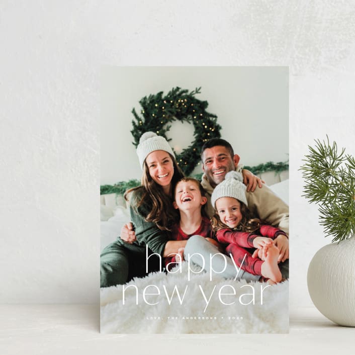 "Twinkle" - Holiday Cards in Snow by MC Designs - Front