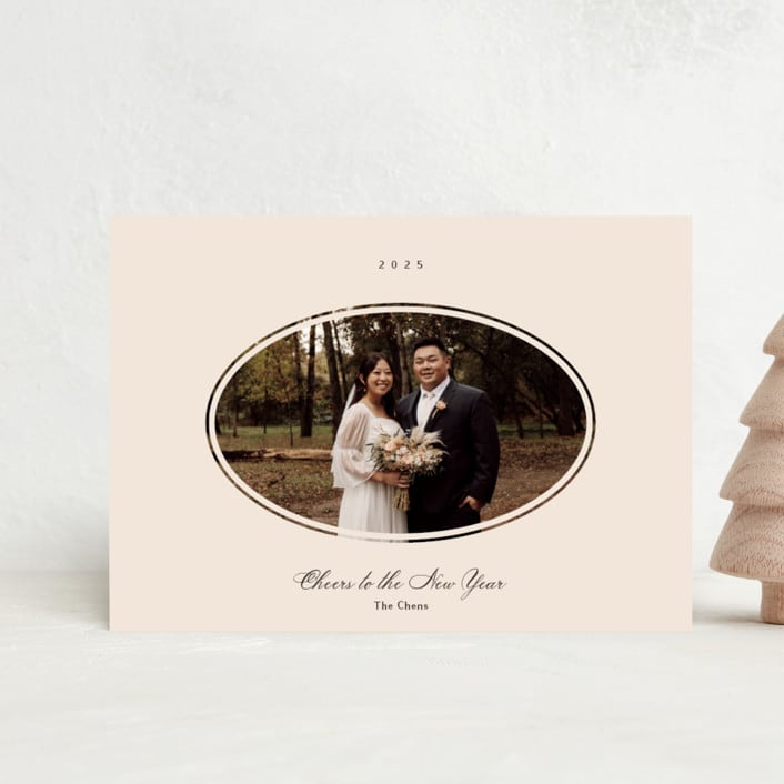 "Vignette" - Holiday Cards in Vanilla by Ani Somi - Front
