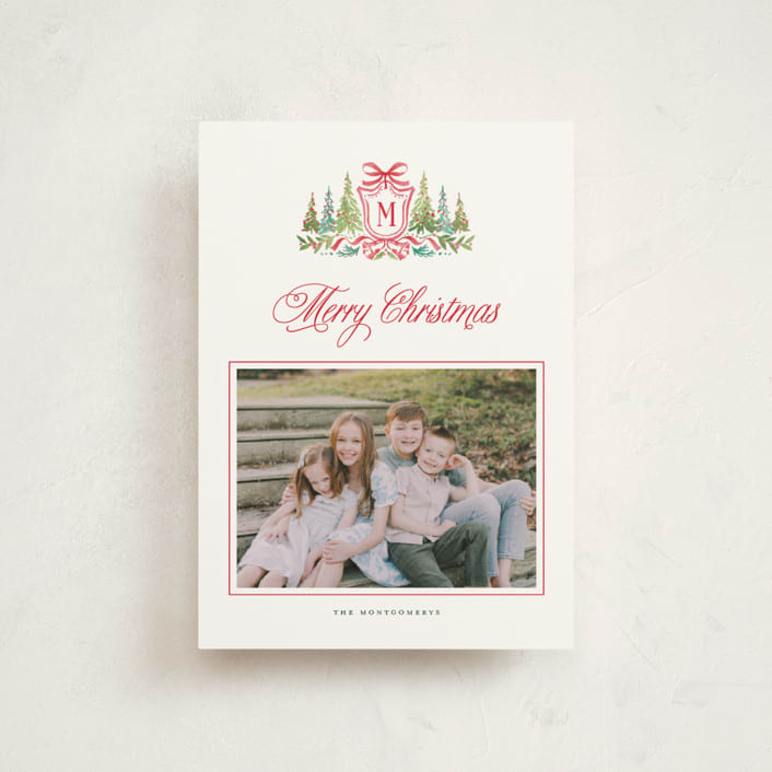 "Crestendo" - Holiday Cards in Wreath by Petra Kern - Front