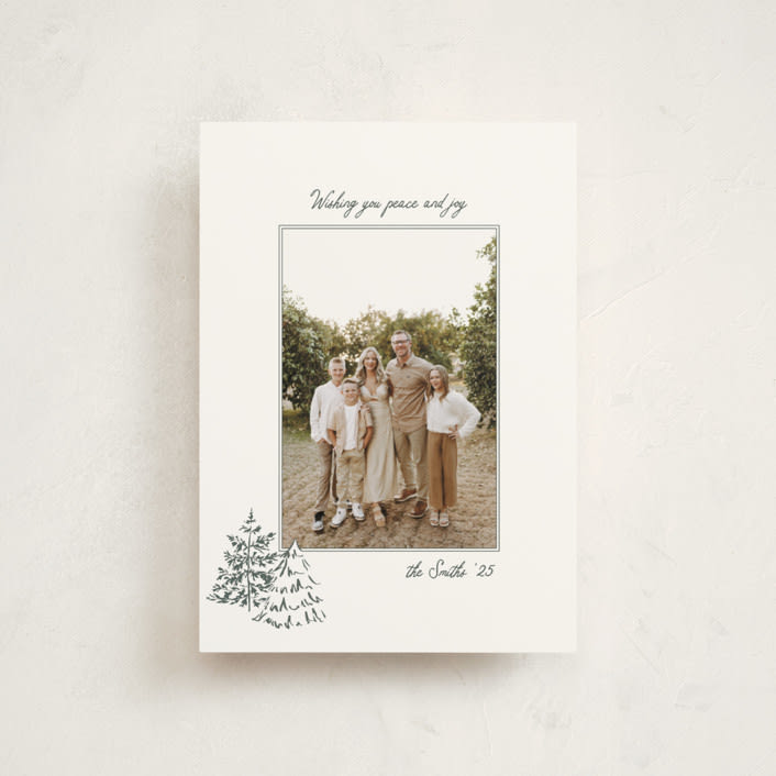 "Minimal tree farm" - Holiday Cards in Forest by Michelle Harrick - Front