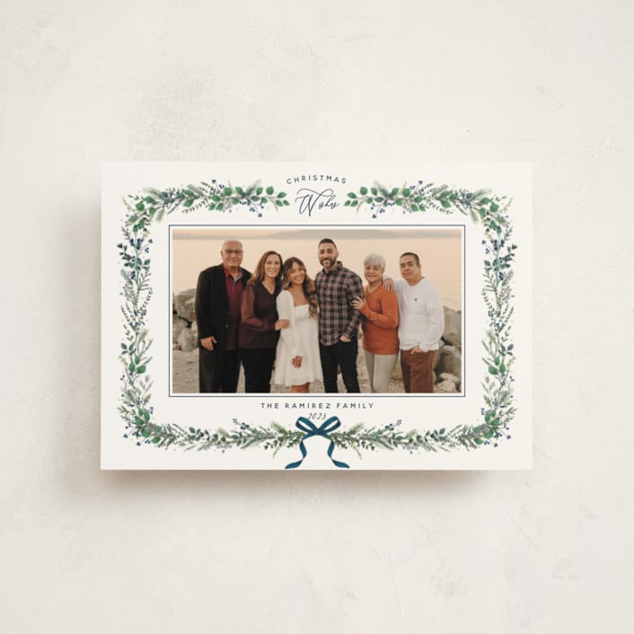 "Festive Vine" - Holiday Cards in Twilight by Susan Moyal - Front