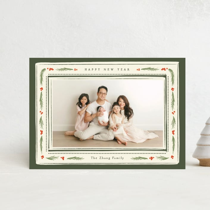 "Dresden" - Holiday Cards in Pine by Robert and Stella - Front