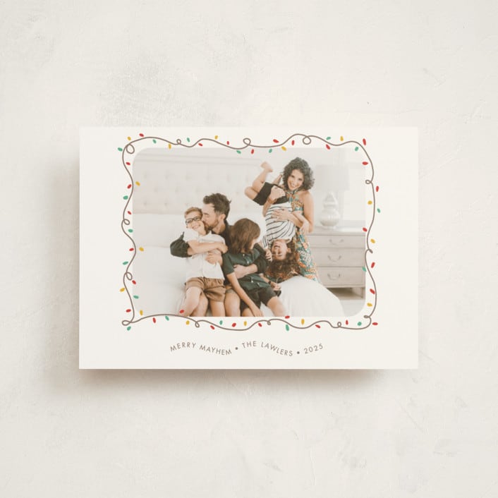 "Crazy Lights" - Holiday Cards in Frosting by Holly Whitcomb - Front