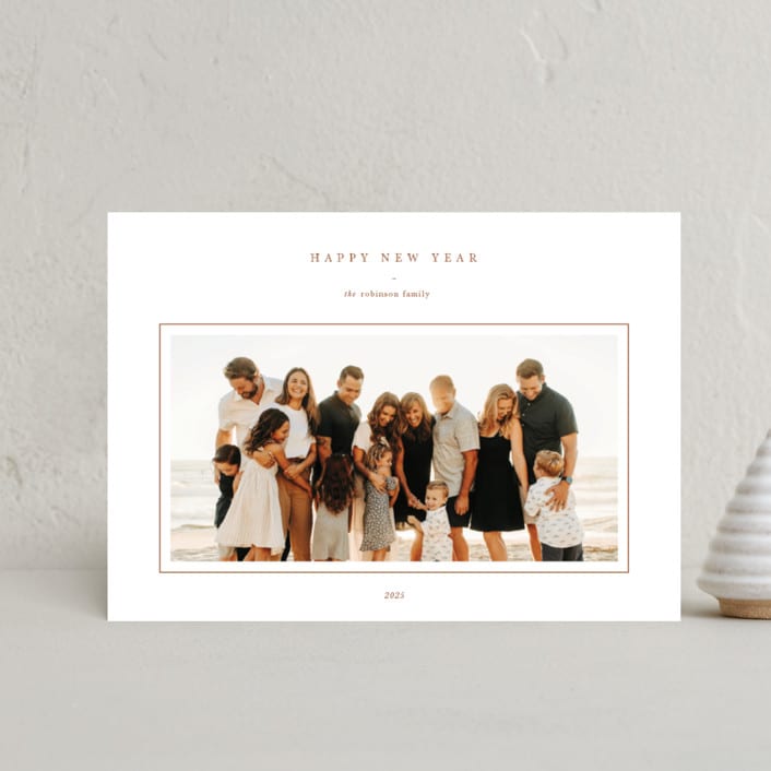 "Family Portrait" - Holiday Cards in Chestnut by Blustery August - Front