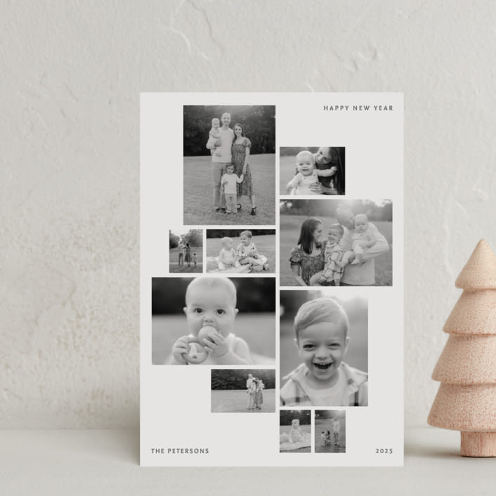 "great ten" - Holiday Cards in Mist by Sumak Studio - Front