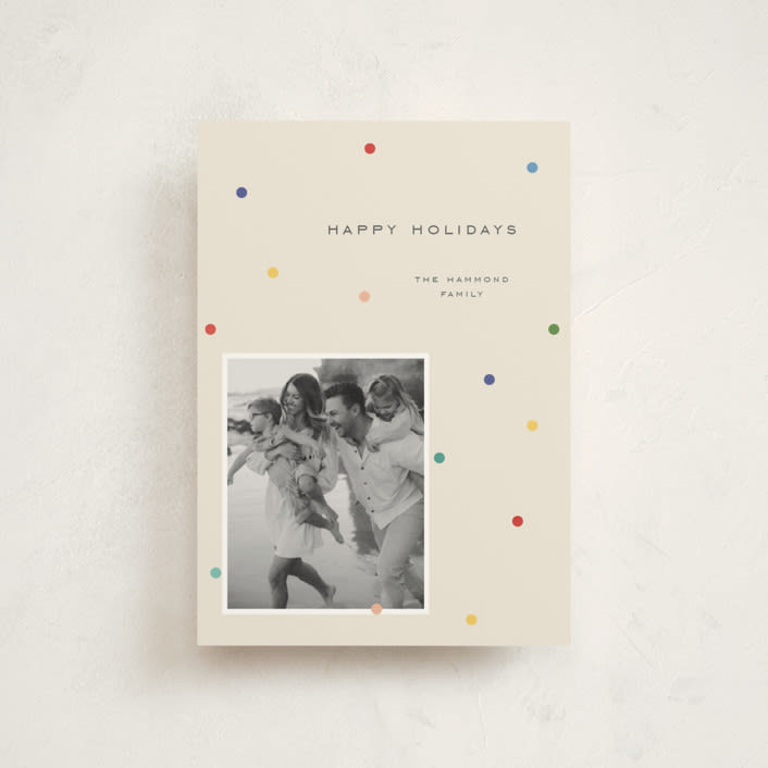 "Dotura" - Holiday Cards in Cookie Dough by Jelena Vuletic - Front