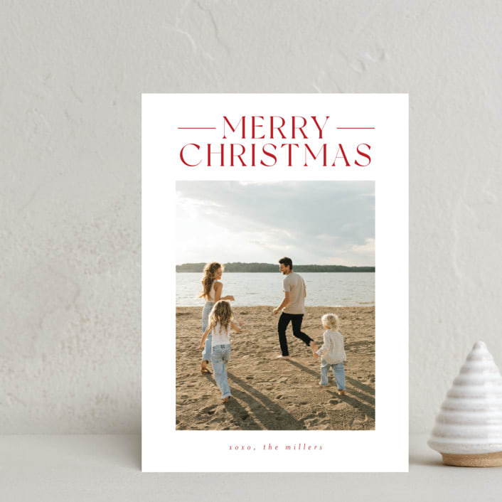 "Red" - Holiday Cards in Holly by Darryl Don Doctor - Front