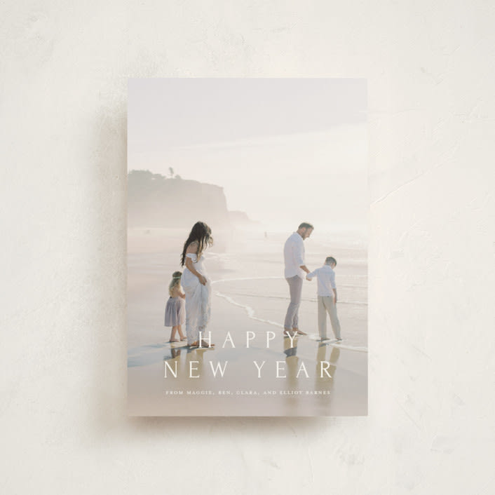 "Vast" - Holiday Cards in Snow by Amy Kross - Front