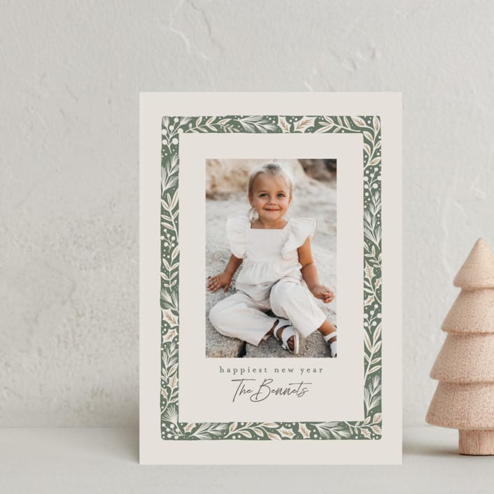 "foraged frame" - Holiday Cards in Pine by Karidy Walker - Front