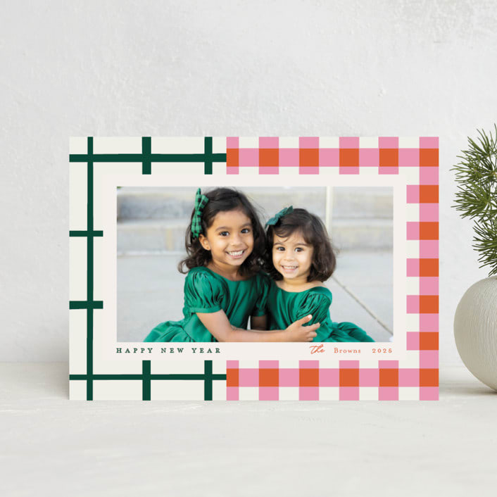 "Grandmas Dishes" - Holiday Cards in Gumdrop by Carrie ONeal - Front