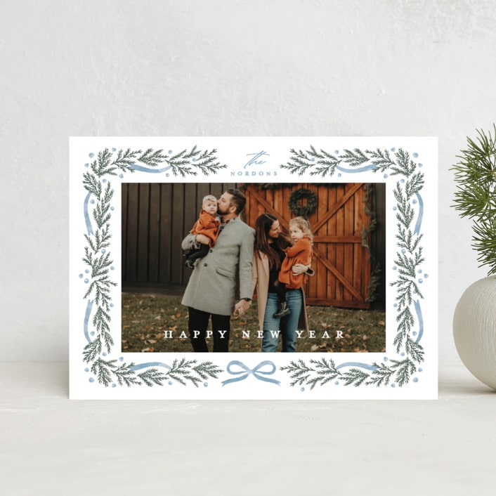 "Homestead" - Holiday Cards in Frost by Kristie Kern - Front