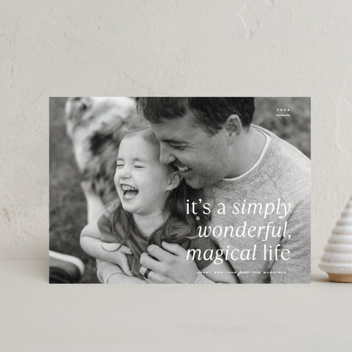 "Magical life" - Holiday Cards in Snow by Blustery August - Front