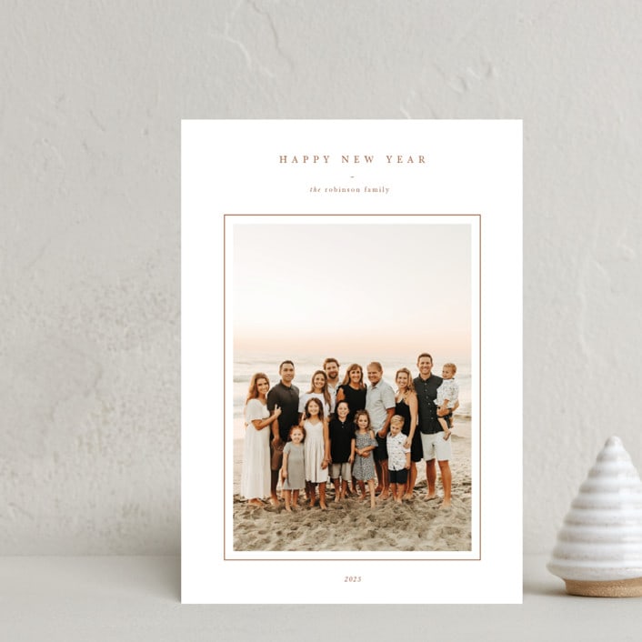 "Family Portrait" - Holiday Cards in Chestnut by Blustery August - Front