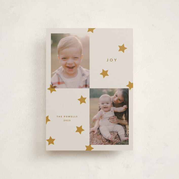 "DUO" - Holiday Cards in Star by Sumak Studio - Front