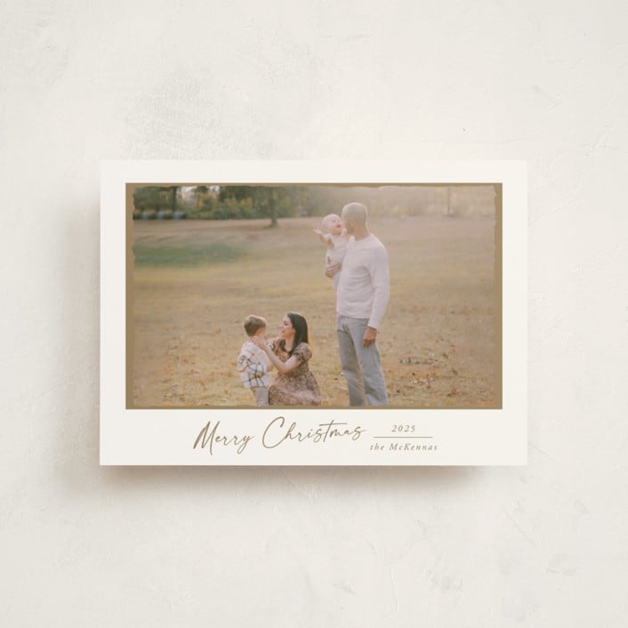 "Frame" - Holiday Cards in Snowball by Petra Kern - Front