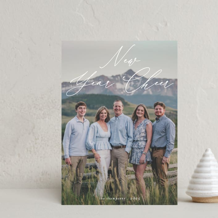 "Modern Traditionalist" - Holiday Cards in Winter by Morgan Kendall - Front