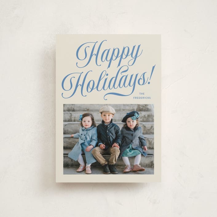 "Durham" - Holiday Cards in Sky by Jackie Crawford - Front