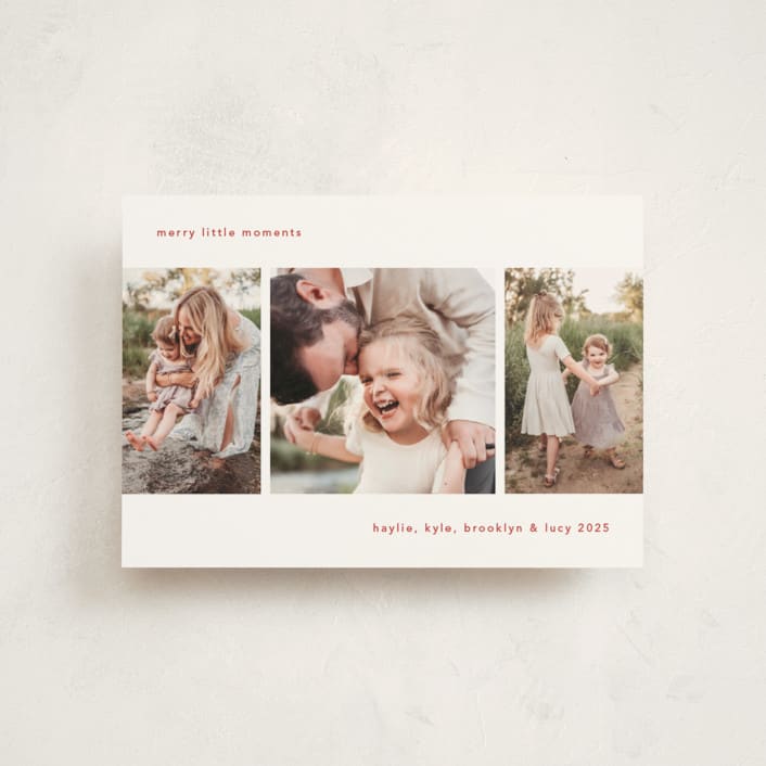 "merry little moments" - Holiday Cards in Marshmallow by Mary Kay Garttmeier - Front