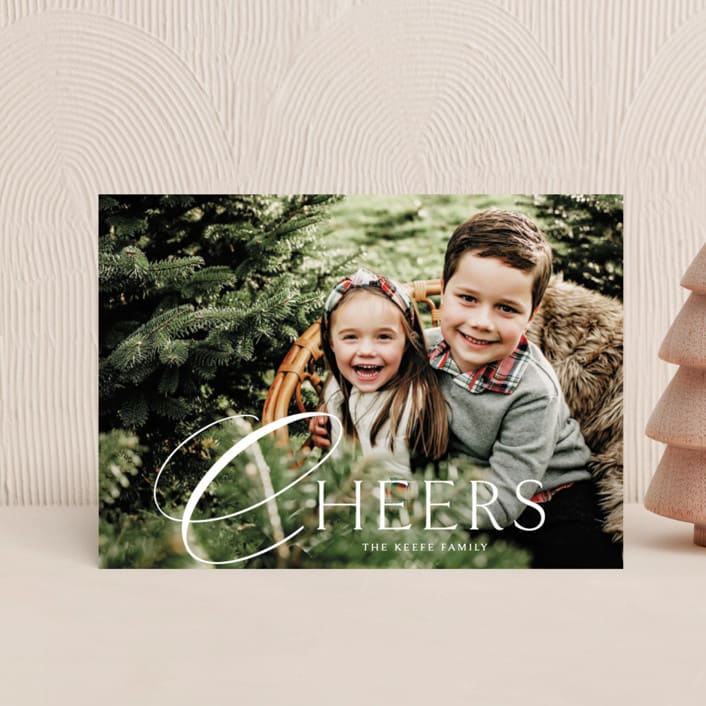 "A Time to Rejoice" - Holiday Cards in Snow by Erin Deegan - Front
