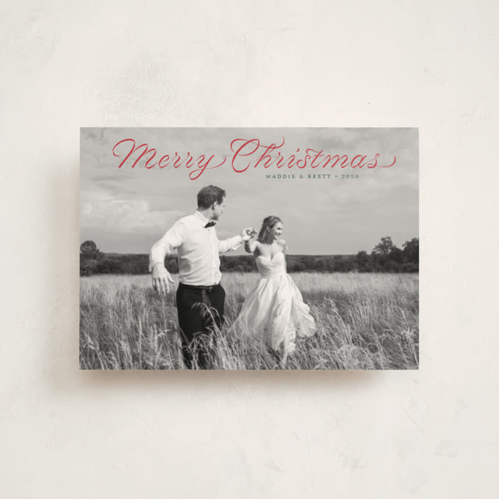 "Endearing" - Holiday Cards in Ruby by Alston Foster - Front