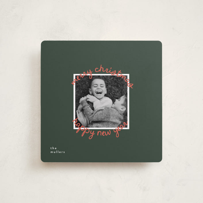 "Circale" - Holiday Cards in Pine Needle by Christie Garcia - Front