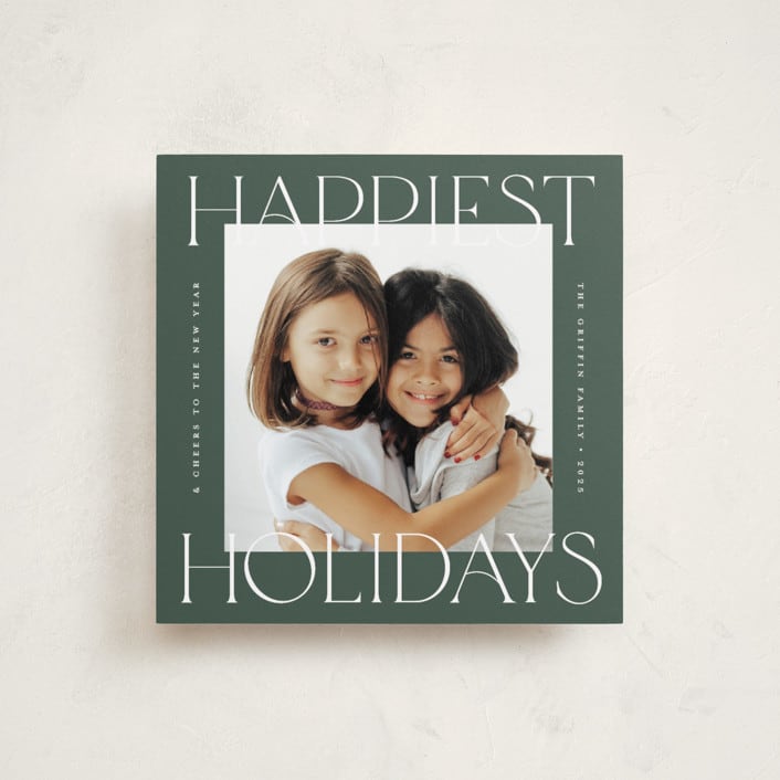 "Equilateral" - Holiday Cards in Fir by Pink House Press - Front