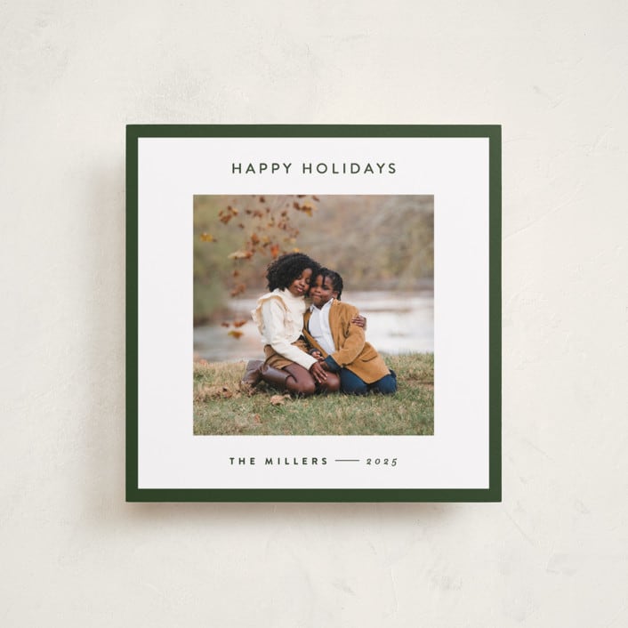"square" - Holiday Cards in Spruce by JoAnn Jinks - Front