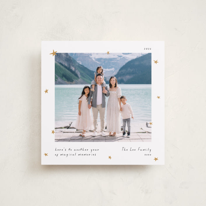 "Starry Polaroid" - Holiday Cards in Stars by Blustery August - Front